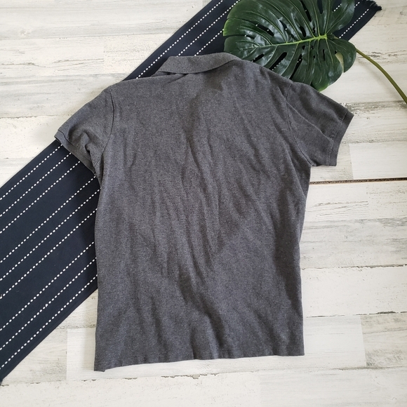 Polo Ralph Lauren| Logo Polo Short Sleeve Custom Fit Gray Size Large - Picture 6 of 6